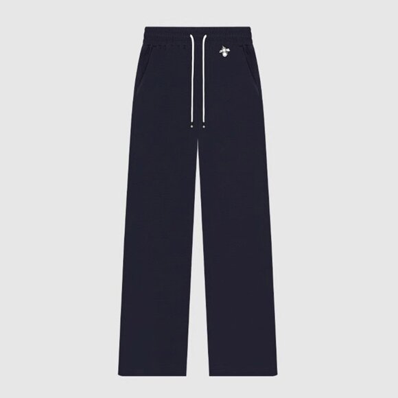 B.Sure Black Elastic Casual Trousers - Picture 1 of 4